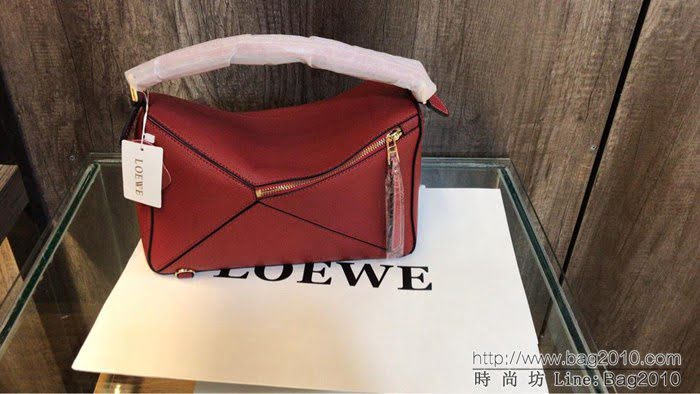 LOEWE羅意威 原單品質 特殊管道貨源 Puzzle手袋 對版顏色拼接 可單肩斜挎  jdl1226